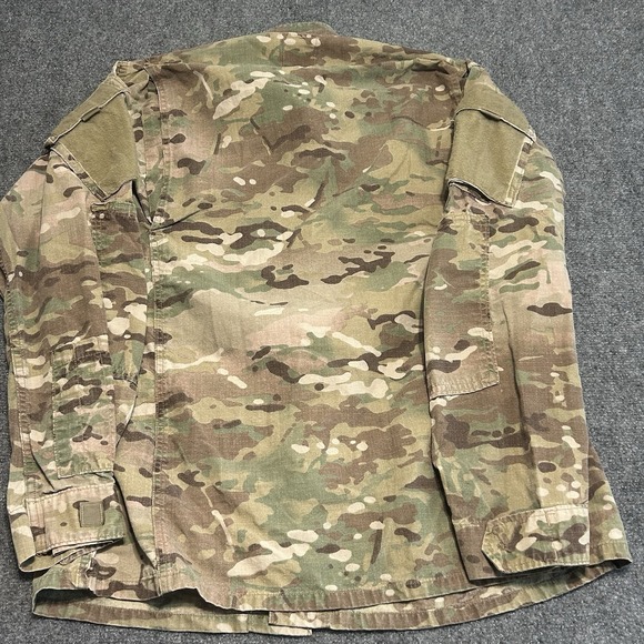 US Army Combat Uniform Coat Jacket Top Medium Long Woodland Camo Unisex - Picture 6 of 7